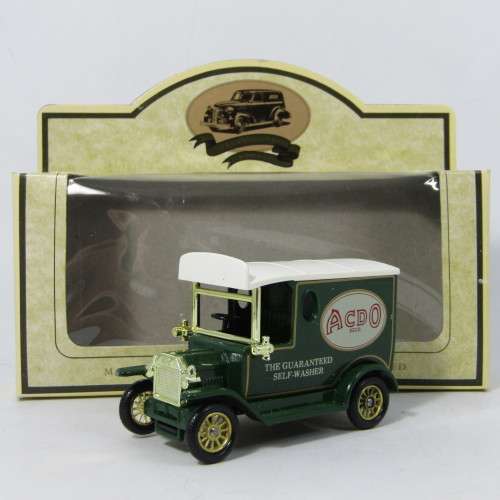 Lledo 1920 Ford Model T van - ACDO self-washer promotional model car in box