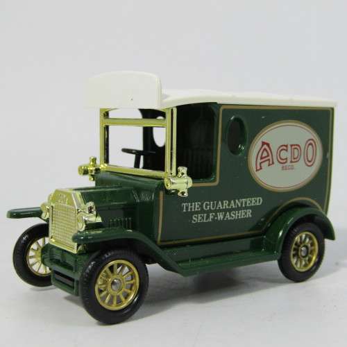 Lledo 1920 Ford Model T van - ACDO self-washer promotional model car in box