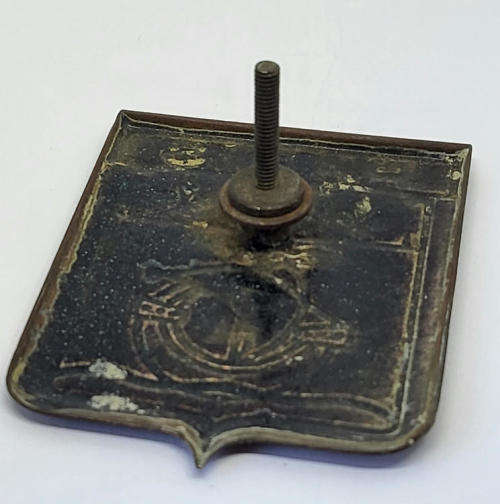 Vintage Paris enameled car grille badge