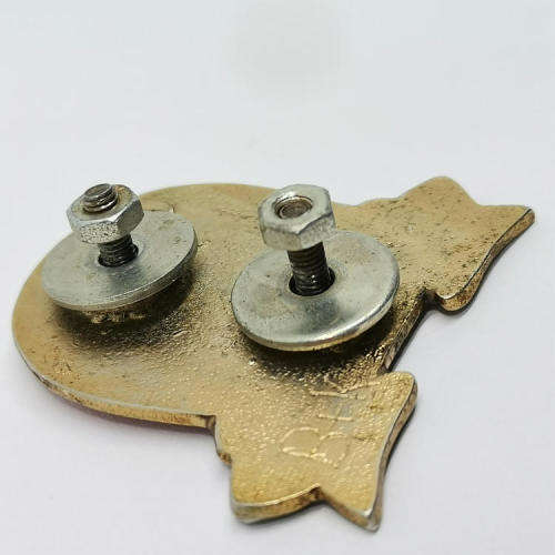 2000 Cobra Rally kleinplasie motorcycle badge