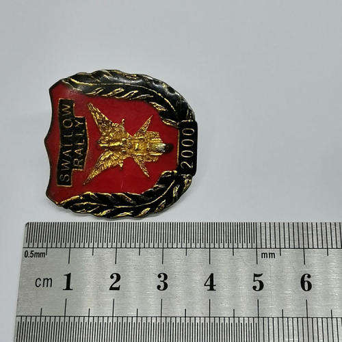 2000 Swallow Rally motorcycle badge