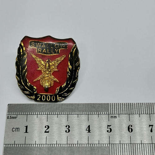 2000 Swallow Rally motorcycle badge