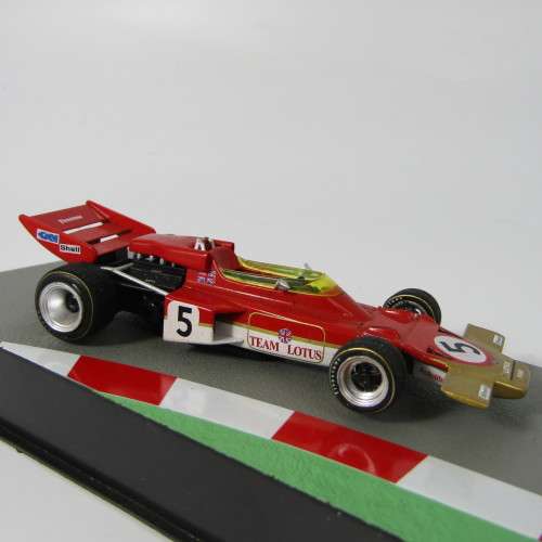 Formula 1 Lotus 72C - 1970 die-cast racing model car - #5 Jochen Rindt - scale 1/43