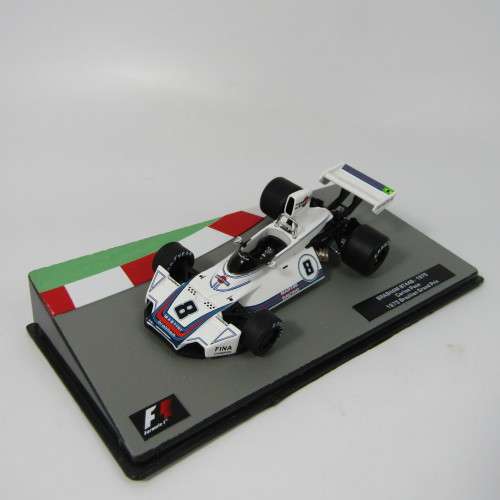 Formula 1 Brabham BT44B - 1975 die-cast racing model car - #8 Carlos Pace - scale 1/43