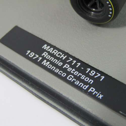 Formula 1 March 711 - 1971 die-cast racing model car - #17 Ronnie Peterson - scale 1/43