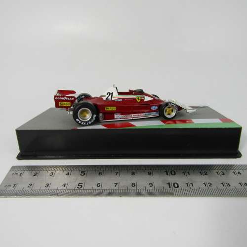 Formula 1 Ferrari 312 T2 - 1977 die-cast racing model car - #21 Gilles Villeneuve - scale 1/43