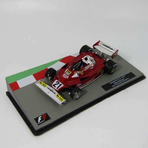 Formula 1 Ferrari 312 T2 - 1977 die-cast racing model car - #21 Gilles Villeneuve - scale 1/43