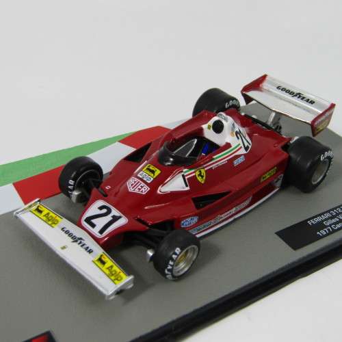 Formula 1 Ferrari 312 T2 - 1977 die-cast racing model car - #21 Gilles Villeneuve - scale 1/43