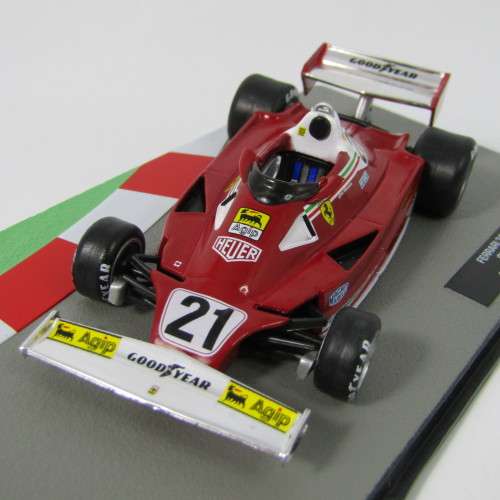 Formula 1 Ferrari 312 T2 - 1977 die-cast racing model car - #21 Gilles Villeneuve - scale 1/43