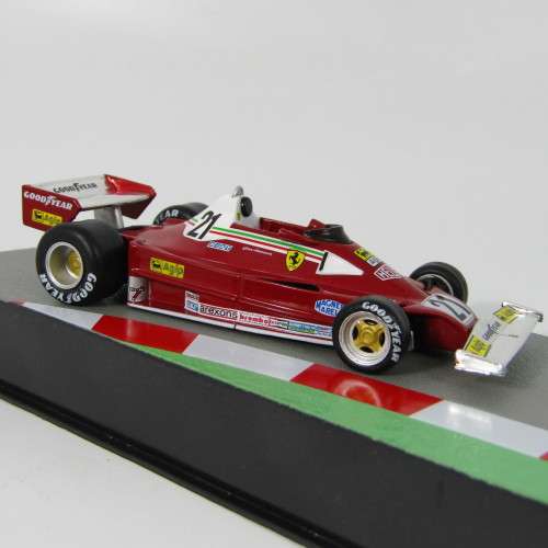 Formula 1 Ferrari 312 T2 - 1977 die-cast racing model car - #21 Gilles Villeneuve - scale 1/43