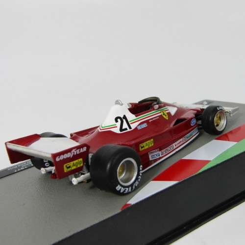 Formula 1 Ferrari 312 T2 - 1977 die-cast racing model car - #21 Gilles Villeneuve - scale 1/43