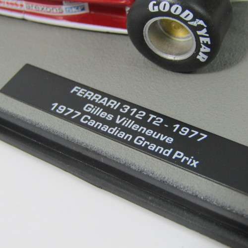 Formula 1 Ferrari 312 T2 - 1977 die-cast racing model car - #21 Gilles Villeneuve - scale 1/43