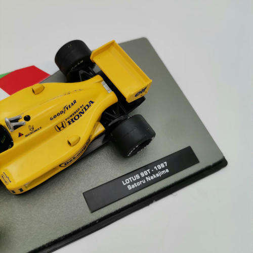Formula 1 Lotus 99T - 1987 die-cast racing model car - #11 Satoru Nakajima - scale 1/43