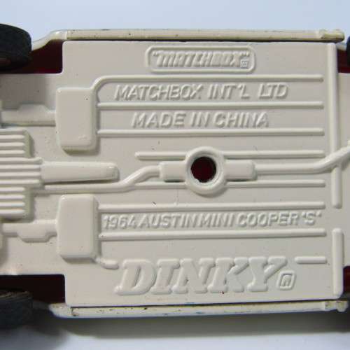 Matchbox Dinky 1964 Austin Mini Cooper `S` die-cast model car
