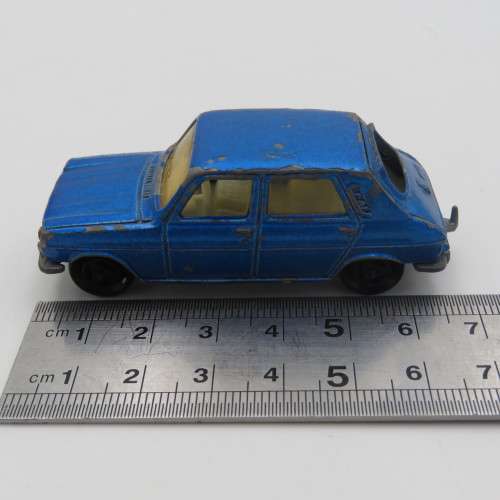 Majorette #234 Simca 1100 Ti toy car - opening rear - scale 1/60