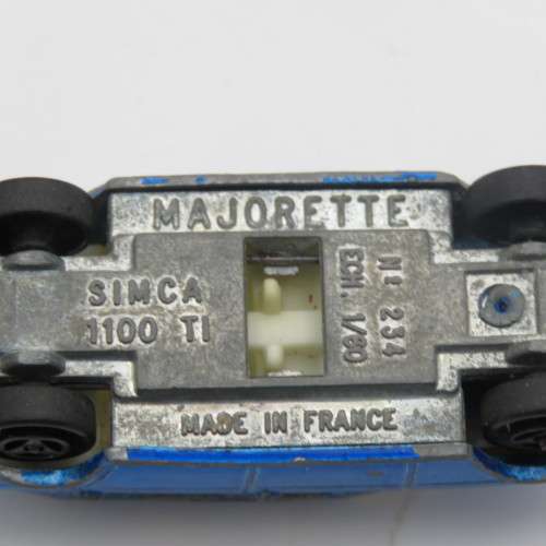 Majorette #234 Simca 1100 Ti toy car - opening rear - scale 1/60