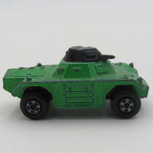 Matchbox Rolamatics #73 weasel military vehicle toy car with moving turret