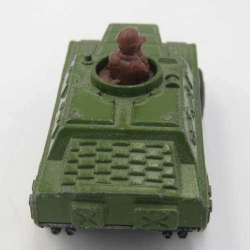 Matchbox Rolamatics #28 stoat military vehicle with moving spotter