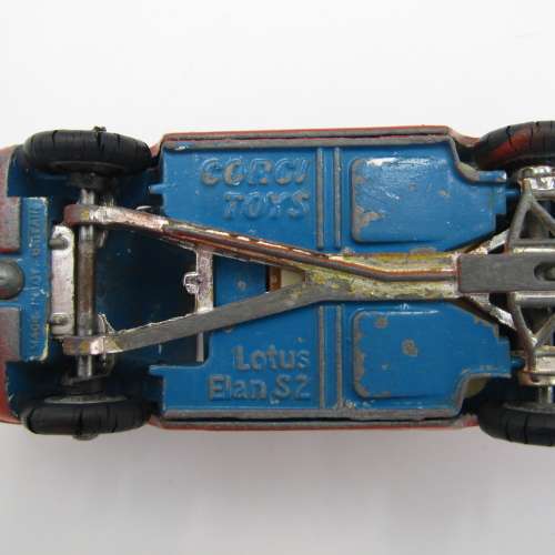 Corgi Toys Lotus Elan 52 die-cast model car - repainted