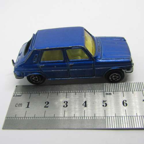 Majorette #234 Simca 1100 Ti die-cast toy car - opening rear