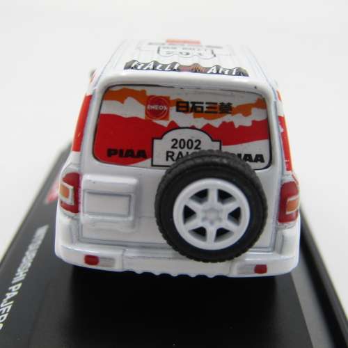 Real -X Mitsubishi Pajero die cast rally model car - scale 1/72