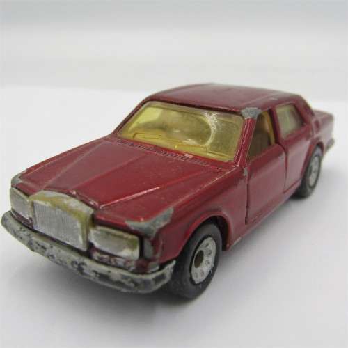 MatchboxRolls - Royce silver spirit die-cast toy car - scale 1/69 opening doors
