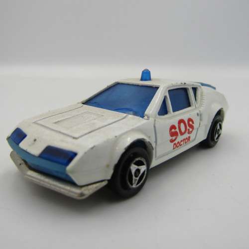 Majorette #264 Renaulyt Alpine A310 SOS doctor die-cast toy car