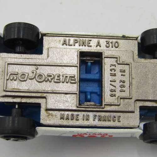 Majorette #264 Renaulyt Alpine A310 SOS doctor die-cast toy car
