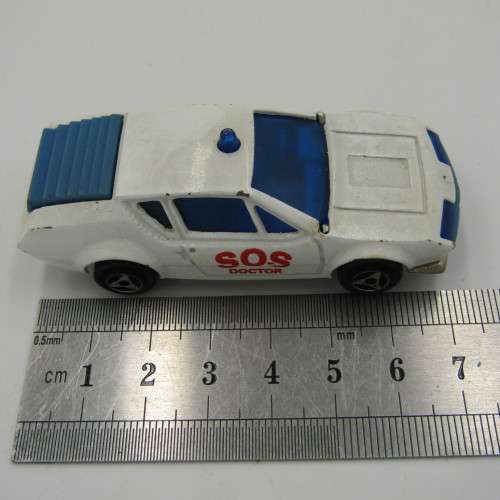 Majorette #264 Renaulyt Alpine A310 SOS doctor die-cast toy car