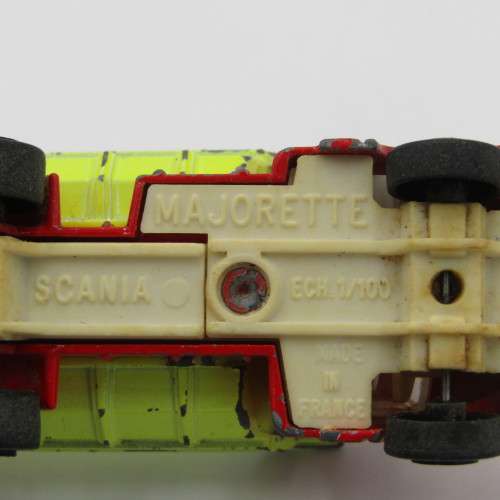 Majorette Scania die-cast tipper dump truck toy car