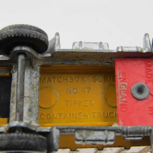 Matchbox No. 47 Tipper container truck