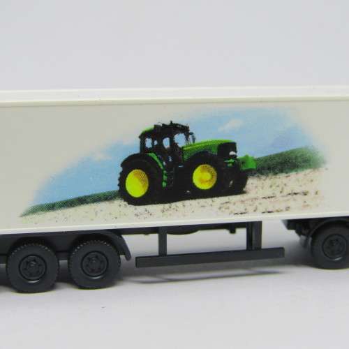 Wiking Mercedes-Benz Actros truck with John Deere trailer - scale 1/160