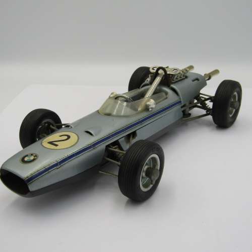 Schuco 1072 BMW Formel 2 mechanical toy car with key - working