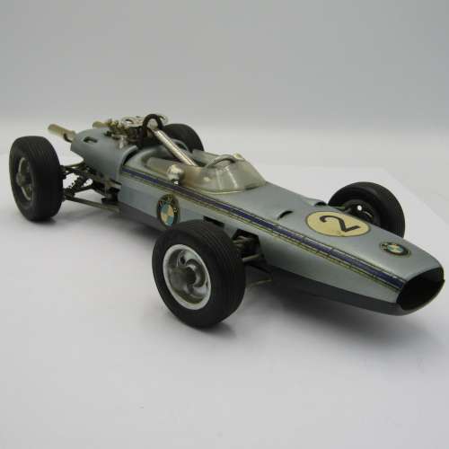 Schuco 1072 BMW Formel 2 mechanical toy car with key - working