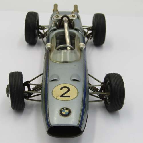 Schuco 1072 BMW Formel 2 mechanical toy car with key - working
