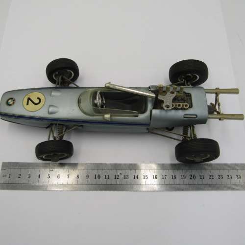 Schuco 1072 BMW Formel 2 mechanical toy car with key - working