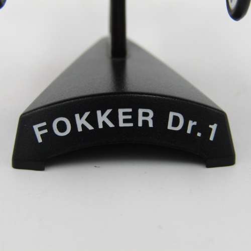 German WW1 Fokker Dr.1 Red Baron die-cast model plain - scale 1/63