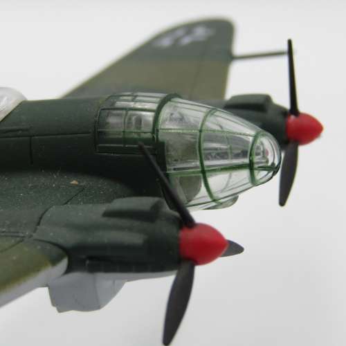 German WW2 Heinkel He111 die-cast model plane - scale 1/140