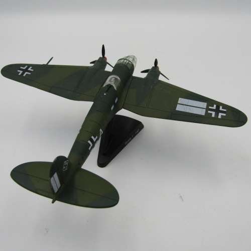 German WW2 Heinkel He111 die-cast model plane - scale 1/140