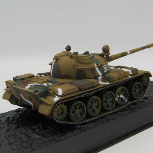 Czechoslovakian Army T-54 combat tank model - 1978 Vitava river sector