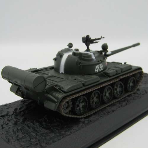 Polish Army T-55A combat tank model - 1968 Prague