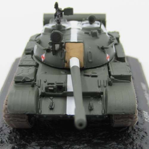 Polish Army T-55A combat tank model - 1968 Prague