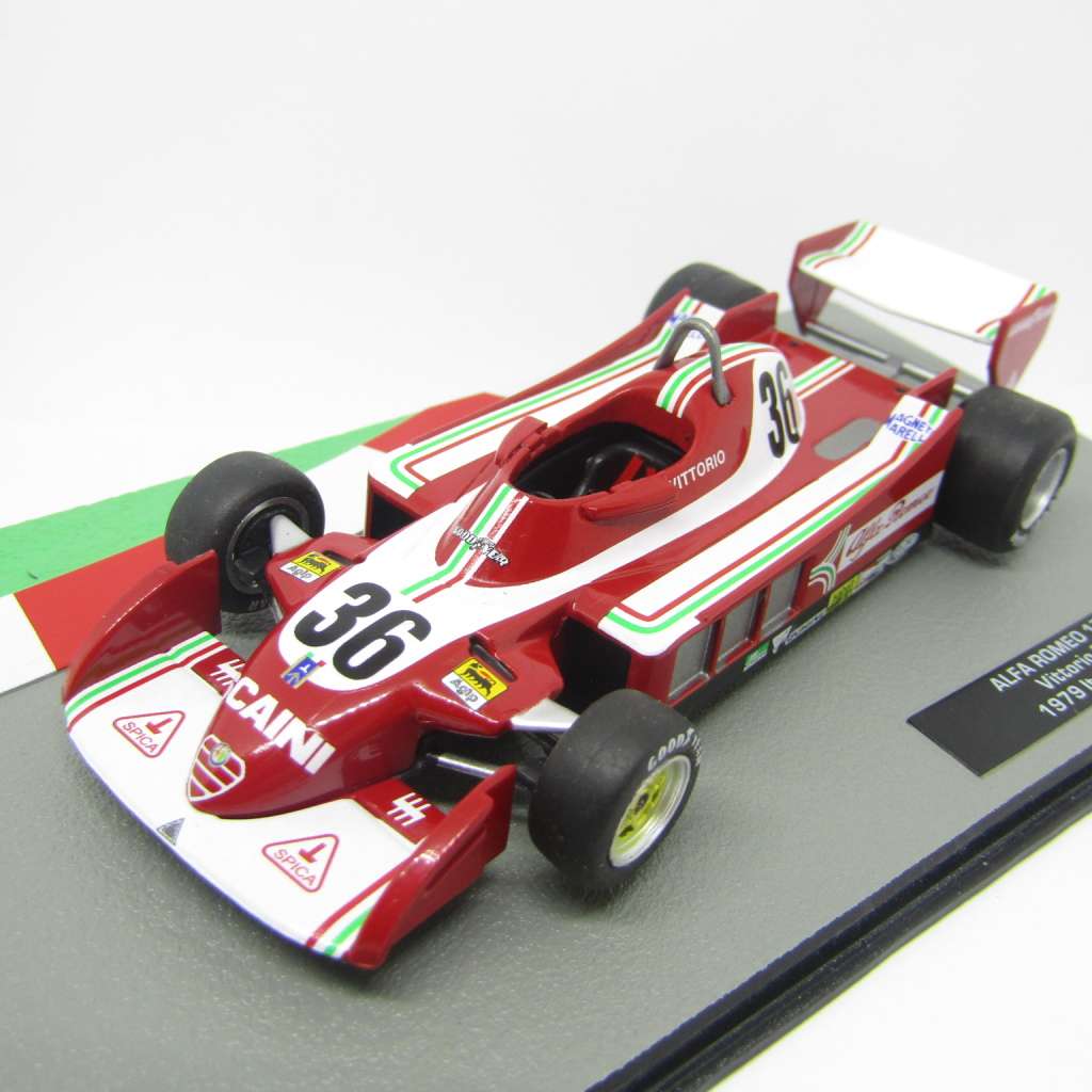 Formula 1 Alfa Romeo 177 - 1979 die-cast racing model car - #36 Vittorio Brambilla - scale 1/43
