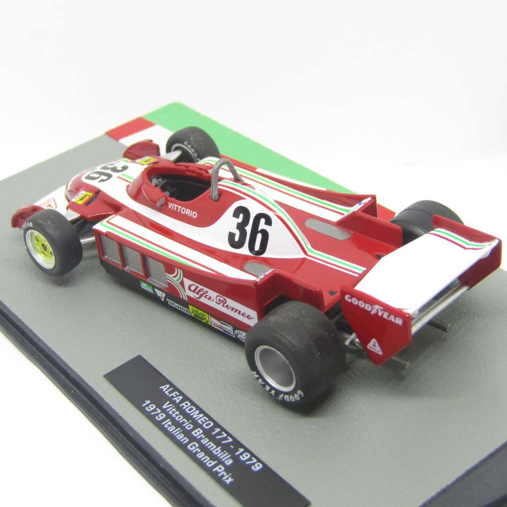 Formula 1 Alfa Romeo 177 - 1979 die-cast racing model car - #36 Vittorio Brambilla - scale 1/43