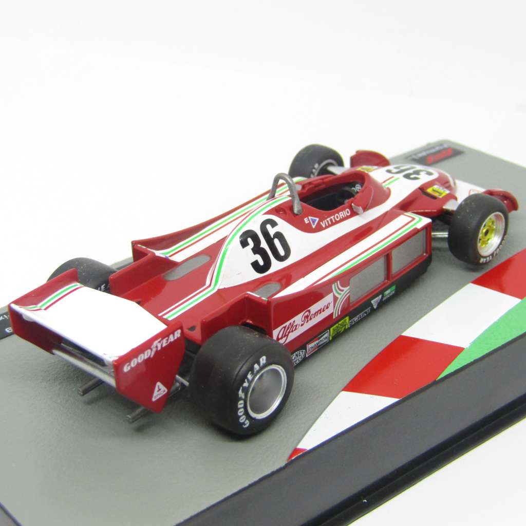 Formula 1 Alfa Romeo 177 - 1979 die-cast racing model car - #36 Vittorio Brambilla - scale 1/43