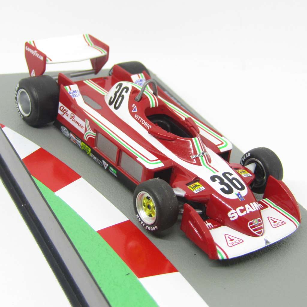 Formula 1 Alfa Romeo 177 - 1979 die-cast racing model car - #36 Vittorio Brambilla - scale 1/43