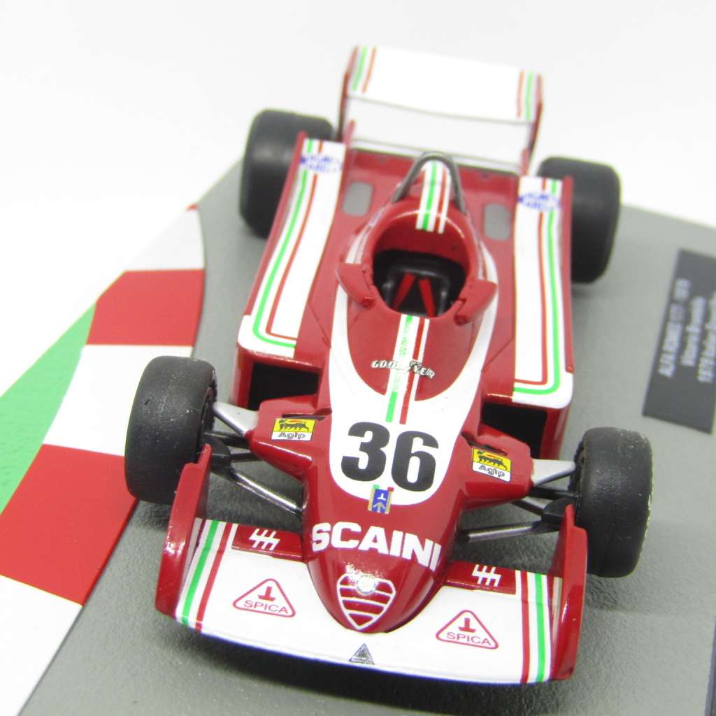 Formula 1 Alfa Romeo 177 - 1979 die-cast racing model car - #36 Vittorio Brambilla - scale 1/43