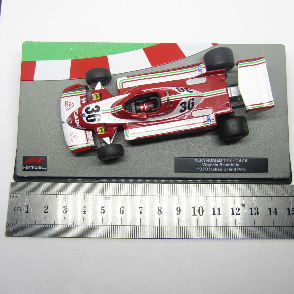 Formula 1 Alfa Romeo 177 - 1979 die-cast racing model car - #36 Vittorio Brambilla - scale 1/43