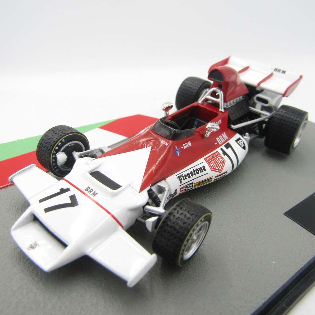 Formula 1 BRM P160B - 1972 die-cast racing model car - #17 Jean-Pierre Beltoise - scale 1/43