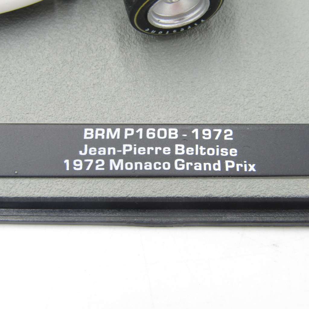 Formula 1 BRM P160B - 1972 die-cast racing model car - #17 Jean-Pierre Beltoise - scale 1/43